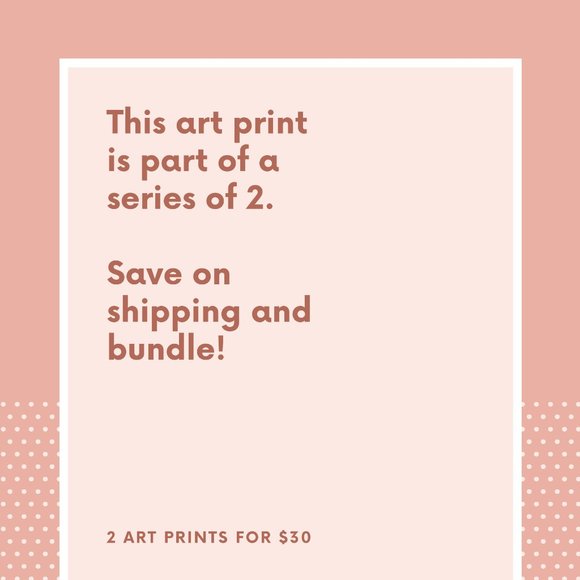 Modern Minimalist Abstract Geometric Wall Art Print Home Decor [No Frame] - Picture 7 of 7